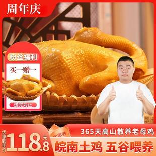 新货不土包赔买一送一竹林散养365天老母鸡卤制天然工艺拒绝科技