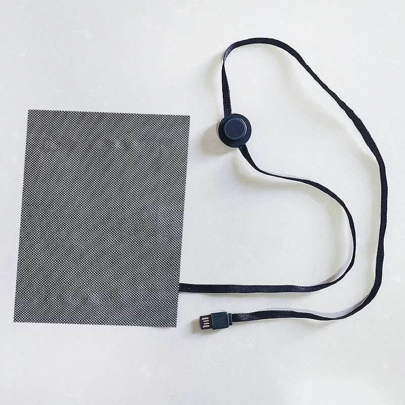 速热5-24V柔软石墨烯发热服发热片服装护具电热坐垫手套加热片