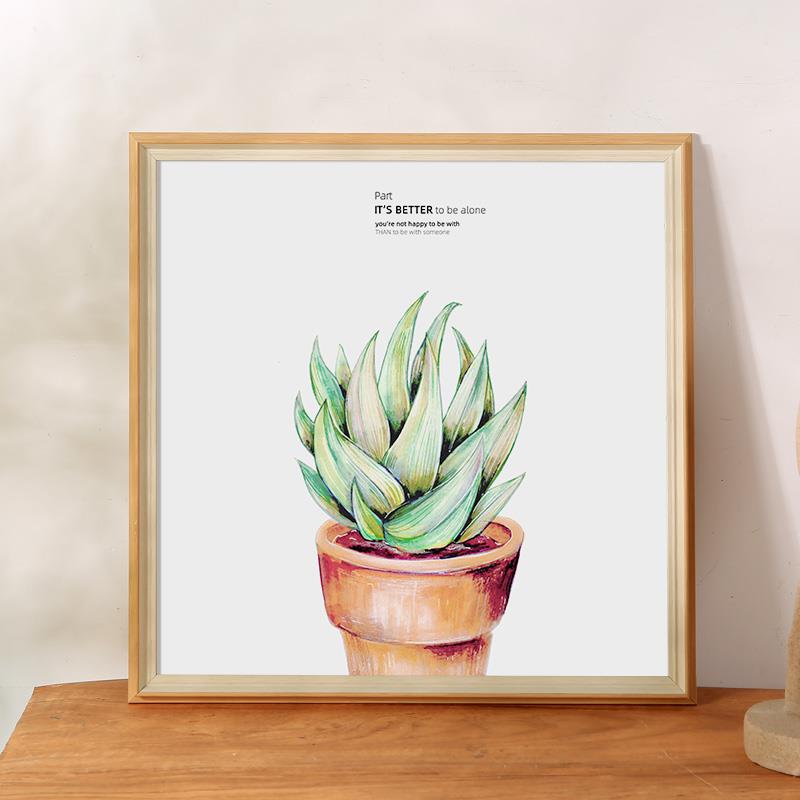 KI9S正方形相框挂墙画框装裱7寸8十字绣裱框油画外框20寸24大尺寸