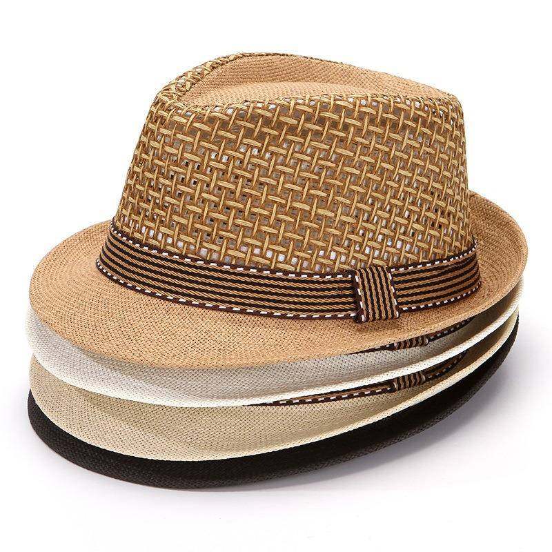 中老年人帽子男春夏季爸爸防晒遮阳帽礼帽爷爷网眼透气草帽太阳帽