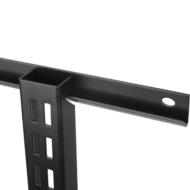 xyt双槽墙轨书架金属轨道墙上搁板置物架衣帽架墙轨支架货架配件