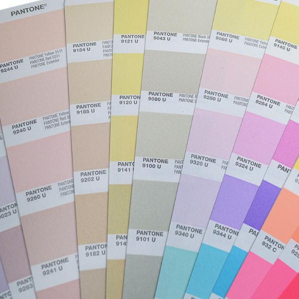 供应 粉彩色霓虹色9字头色卡GG1504A 潘通PANTONE国际标准色卡