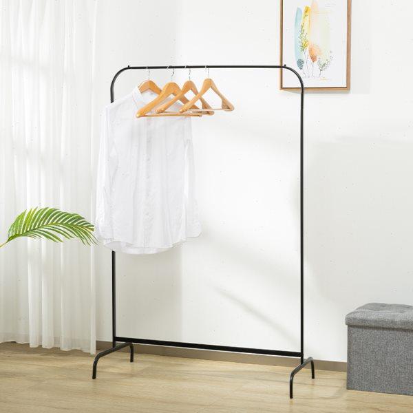 分销穆利格落地衣架金属挂衣架室内简洁挂衣架黑白蓝99*46*151c,收纳整理,便携衣架,淘宝优惠券,粉丝福利购,淘宝优惠卷
