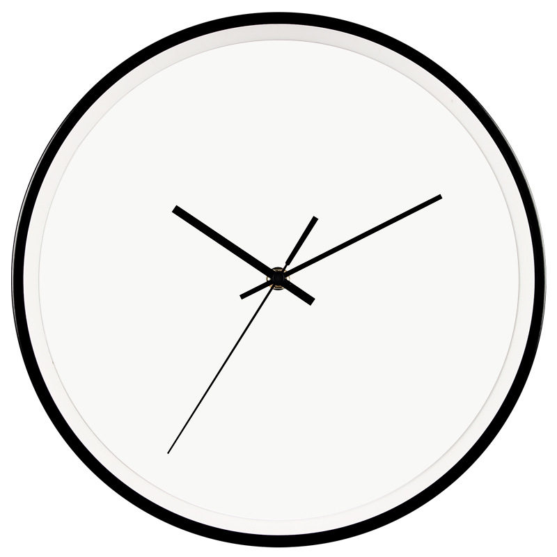 12英寸挂钟配件 diy挂钟 空白 铁框 木框 钟表时钟机芯 钟针