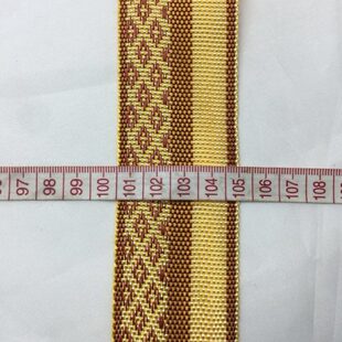 厂家直销提花织带藤席竹席榻榻米沙发垫包边条加宽加厚草席包边带