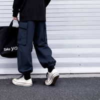 120-160 size children's autumn and winter casual pants, men's and girls' autumn and winter children's workwear pants with fleece pants and long pants thumbnail 3