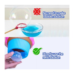 Mainan 500ML Refill Toy Bubble Children Buih Soloution Kanak