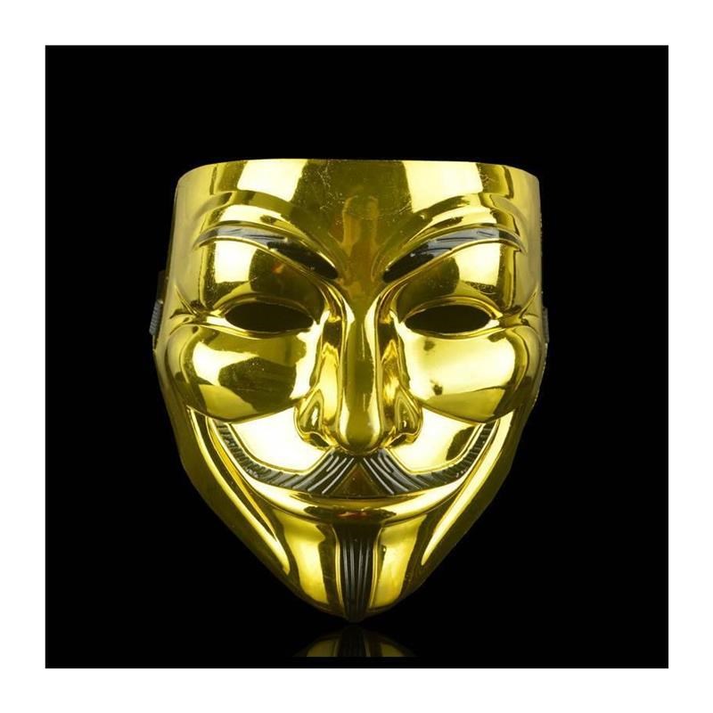 Movie Cosplay V nfor Vendetta Hacker Mask Anonymous Guy Fawk