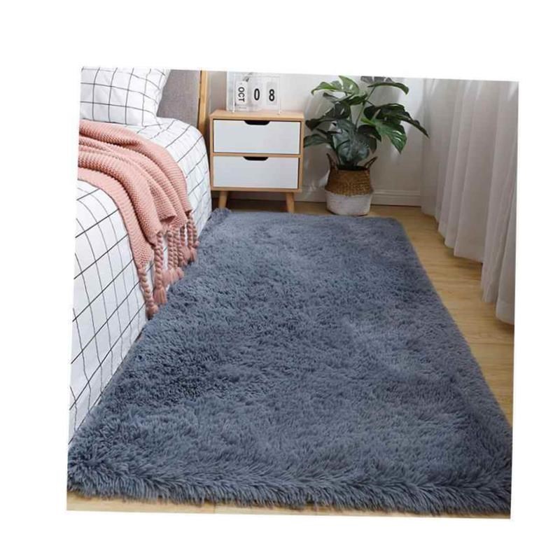 Plush Carpet Living Room Bedroom FluffKy Rug Floor Mat 地毯1