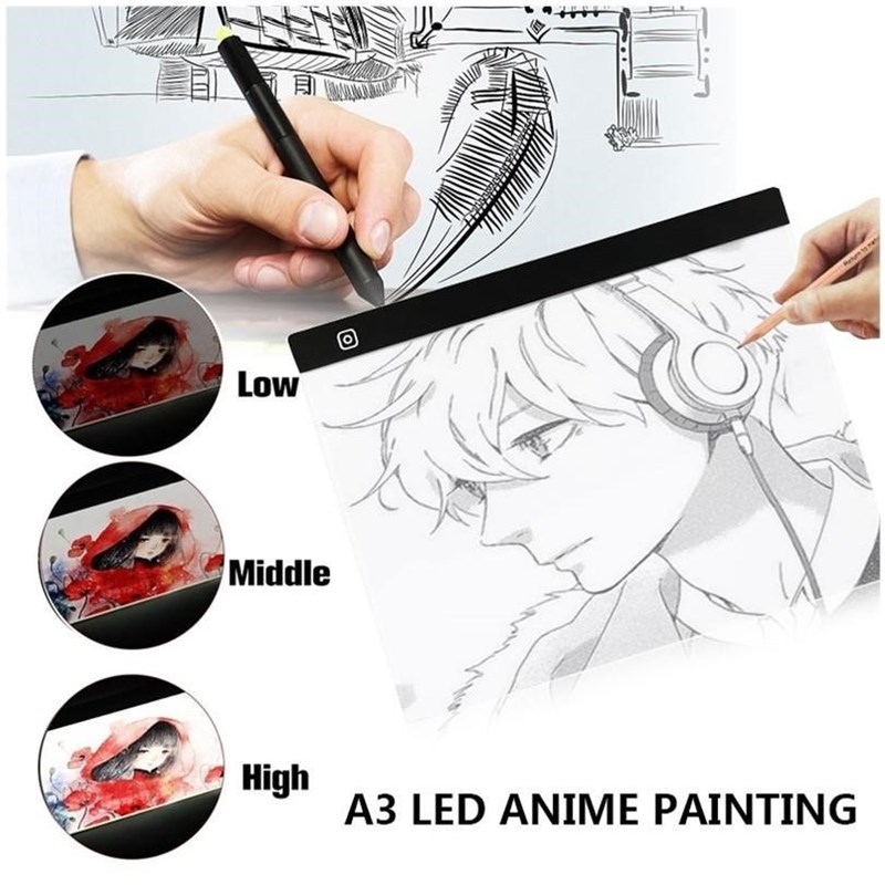 A3 LED Light Pad Tracing Light Box Copy Board RDigital Table