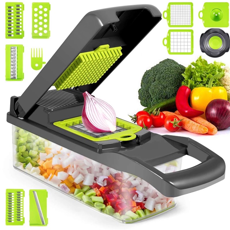10 in 1 Multifunctional vegetable cutterL shredders slicer w