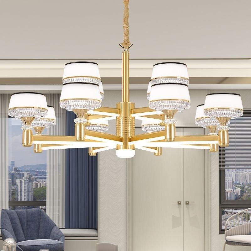 金色新款吊灯客厅灯北欧餐厅灯防尘大气套餐简约现代高档全屋灯具,家装灯饰光源,客厅吊灯,淘宝优惠券,粉丝福利购,淘宝优惠卷