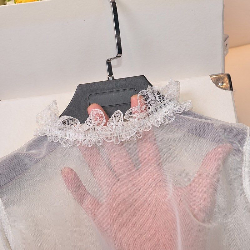 2024女春新蕾丝花边弹力半高领档垂感网纱打底背心内搭无袖黑白衣,女装/女士精品,背心吊带,淘宝优惠券,粉丝福利购,淘宝优惠卷