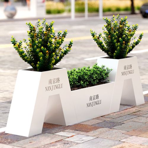 户外隔断花箱围栏市政园林景观围挡售楼部小区花槽绿植种植箱外摆