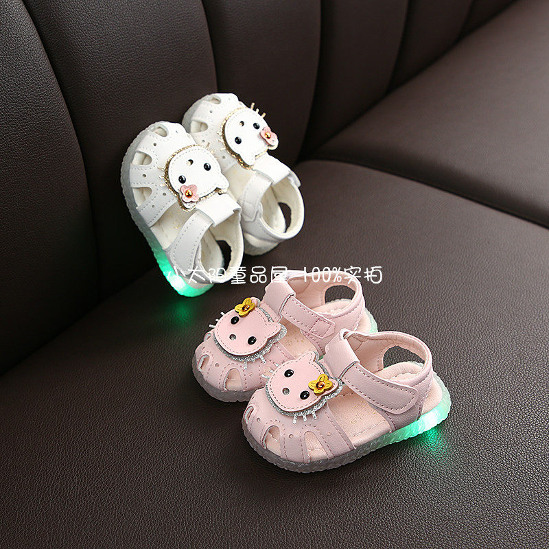 夏新款女宝宝韩版凉鞋0-1-2岁婴幼儿软底学步鞋子女童公主鞋12月8