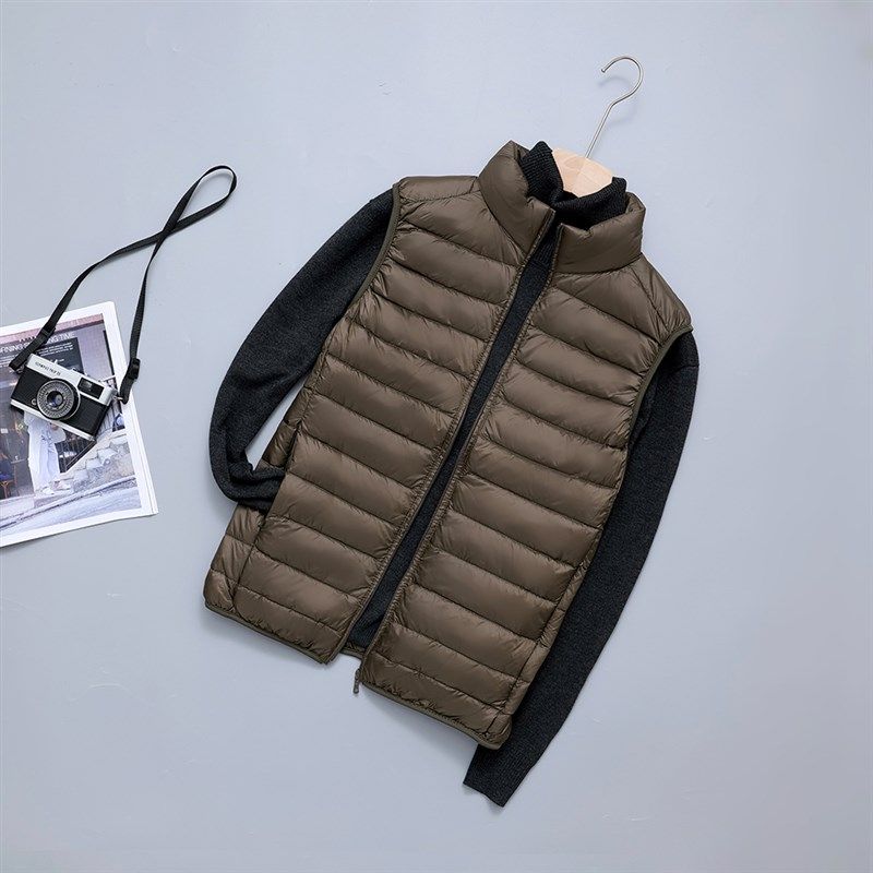 轻薄羽绒服背心男外穿加肥加大码中老年男士羽绒马甲坎肩爸爸特大,男装,羽绒服,淘宝优惠券,粉丝福利购,淘宝优惠卷