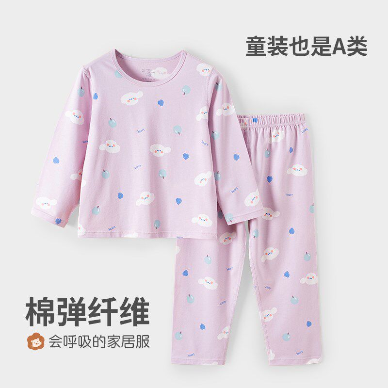 女童睡衣夏季2024新款纯棉a类全棉薄款公主家居服空调服2024新款