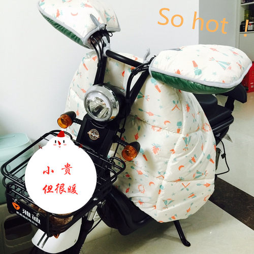 冬季电动摩托车保暖挡风被小电瓶龟车双面防水加厚分体护膝防风罩