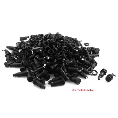 现货保险丝座BF-01 5X20 保险管座一字型 R3-11保险底座 200只