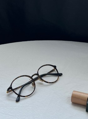 上游自留私物分享轻便眼镜框圆形镜架复古可配近视镜非现货