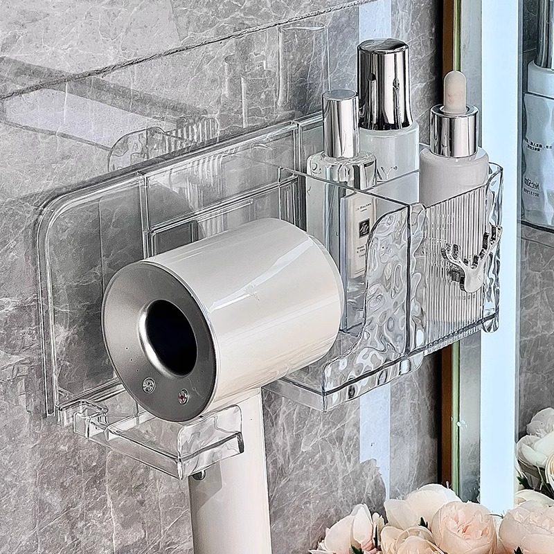 吹风机置物架壁挂式免打孔电吹风挂架多功能风筒支架收纳置物架,家庭/个人清洁工具,吹风机置物架,淘宝优惠券,粉丝福利购,淘宝优惠卷