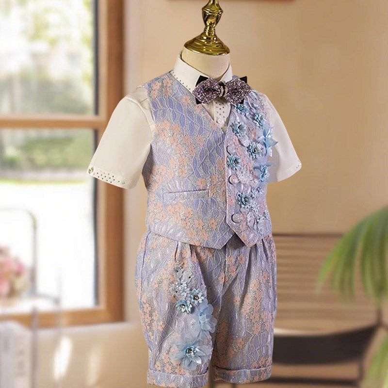 儿童西装套装男童周岁小西服花童礼服走秀潮服主持钢琴演出服夏季,童装/婴儿装/亲子装,儿童礼服,淘宝优惠券,粉丝福利购,淘宝优惠卷