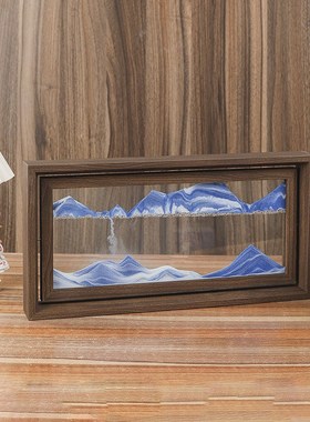 高颜值相框流沙画摆件轻奢精致客厅办公室家居装饰品艺术生日礼物