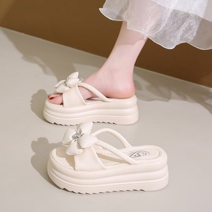 仙女风增高高跟配裙子沙滩凉 女夏外穿2x025新款 小码 33厚底凉拖鞋