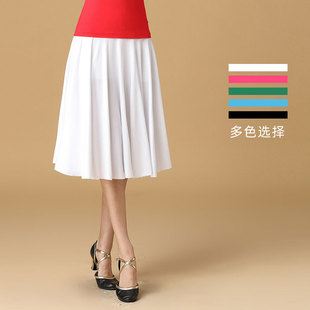 裙长裙中裙大摆裙子交谊套裙 舞裙舞蹈裙半身z裙裤 新款 广场舞服装