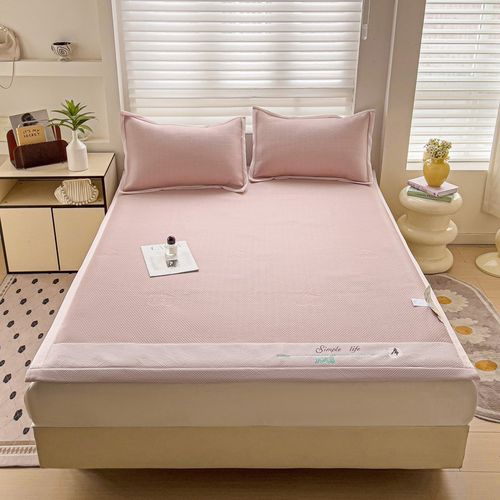 新款夏天冰丝凉席冰豆豆空调凉z席软席床笠床裙可水洗a类母婴凉席