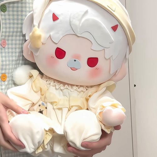 40cm厘米舒芙蕾棉花娃娃水手裙睡衣坐姿送女生礼物无属Z性毛绒衣