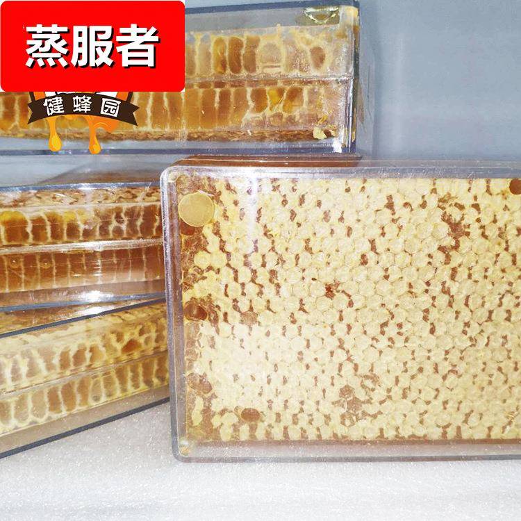大量荆条蜂巢蜜农家自产土蜂蜜山花巢蜜500g