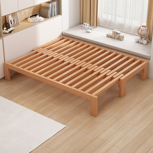 榉木沙发床一体两用抽拉床小户型多功能伸缩推拉床简易榻榻米新款