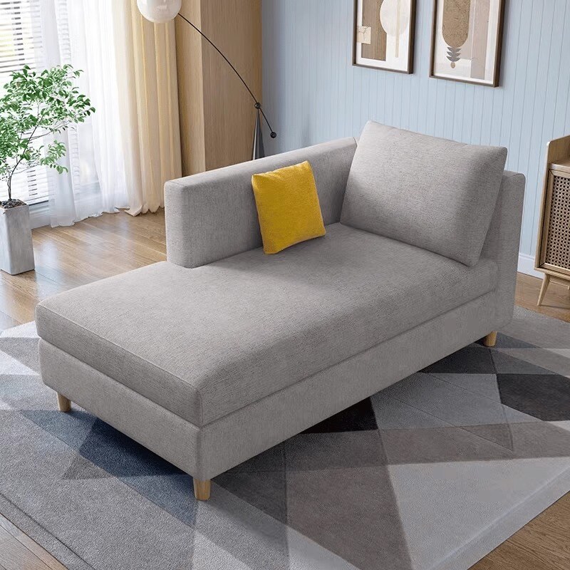 贵妃椅现代简约客厅布艺沙发小户型可拆洗躺椅卧室酒店美人贵妃榻