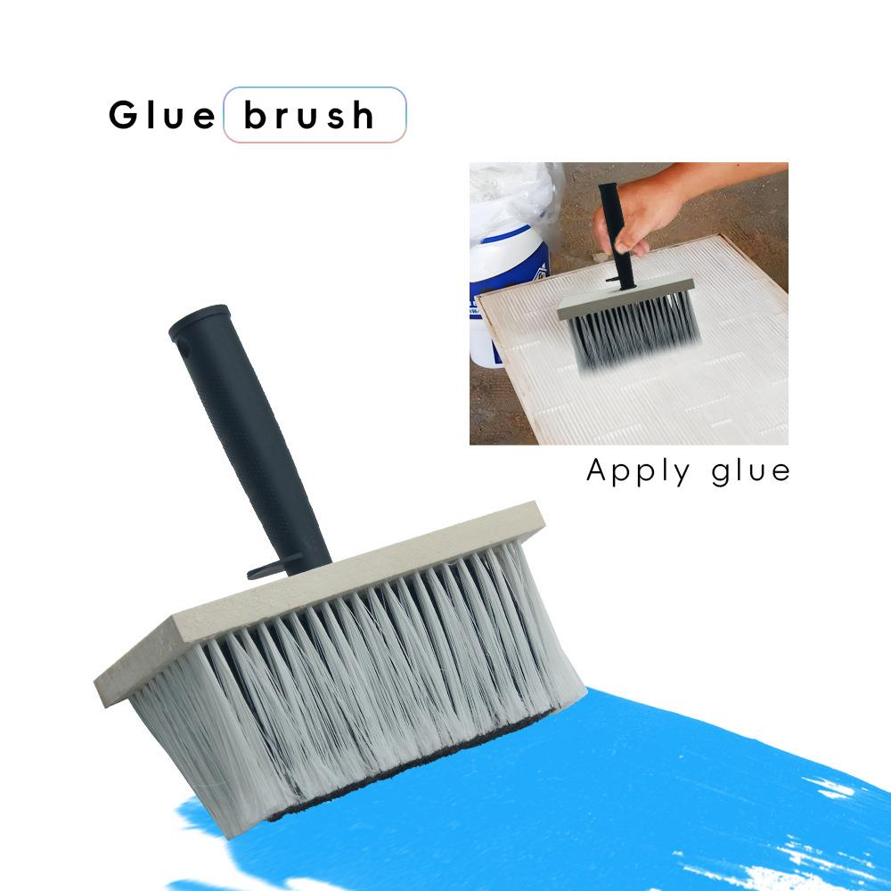 Rollerbrush胶水滚筒刷油漆搅拌捧杆刮板刀剪刀粘贴墙纸工具套装