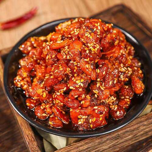 登荣辣子鸡麻辣鸡丁儿时小零食爽口鸡口水鸡宫爆鸡熟食香辣味即食