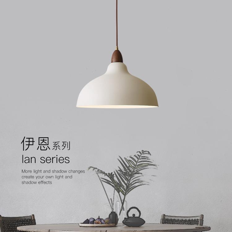 全光谱餐厅吊灯侘寂风吊灯客厅餐桌灯日式卧室床头简约艺术吊灯