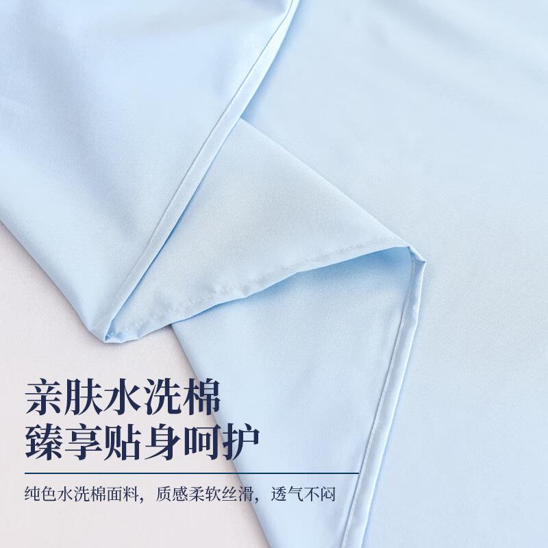 水洗棉床单单件单买被单隔脏睡袋学生宿舍床单单人床单纯色床单