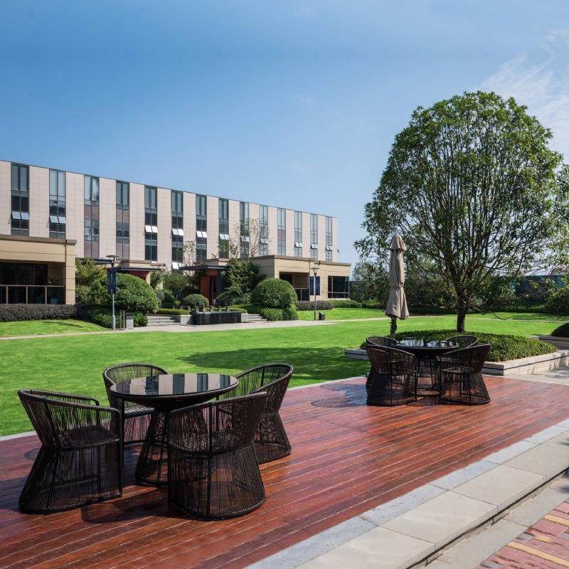 户外家具桌椅别墅花园庭院会所样板房室外创意藤编椅架空层阳台