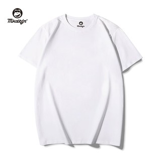 宽松班服 纯色t恤a男短袖 夏季 潮牌情侣潮流大码 空白基础光板打底衫