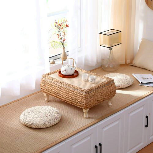 藤编阳台地桌简约小炕桌炕几榻榻米茶几飘窗桌子茶桌卧室窗台矮桌,全屋定制,和室几桌,淘宝优惠券,粉丝福利购,淘宝优惠卷