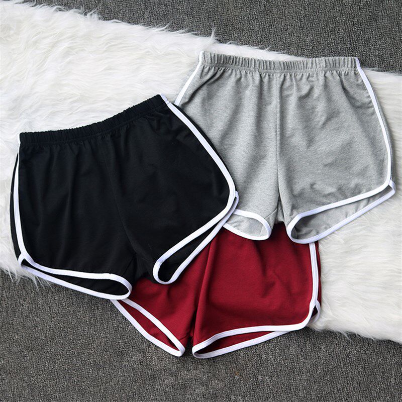 韩版纯棉运动f短裤女宽松外穿家居休闲裤跑步健身跳舞瑜伽热裤夏