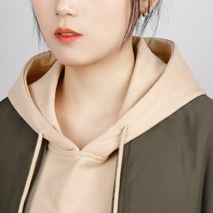 卫衣帽子假领不可拆假女内搭卫衣帽纯色百搭毛衣秋冬季带帽假领子