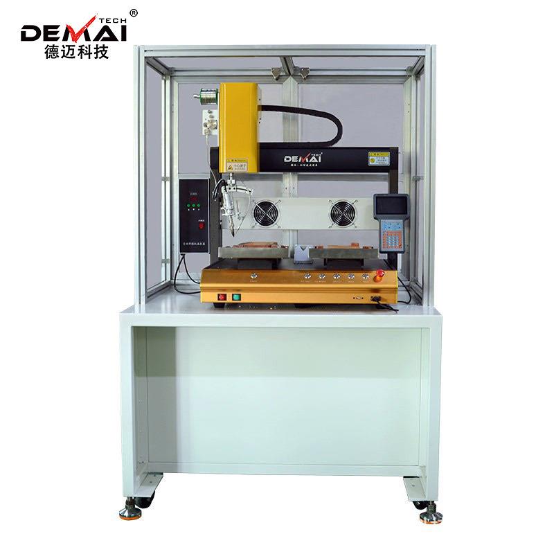 落地柜式双头全自动焊锡机械PCB线路板焊锡机器人工业自动化设备