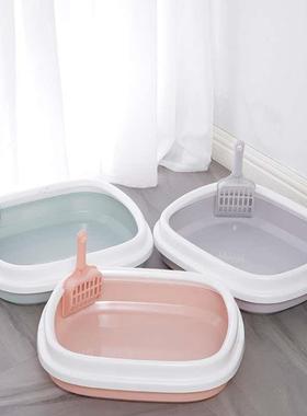 New Nordic Style Cat Sandbox Large Semi-closed Cat Litter B1