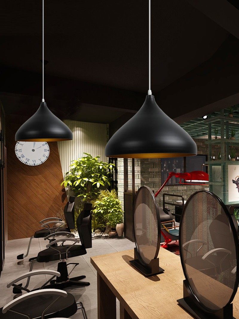 现代吊灯灯罩工业风个性创意店铺商业美发店吧台单头吊灯,家装灯饰光源,餐厅吊灯,淘宝优惠券,粉丝福利购,淘宝优惠卷