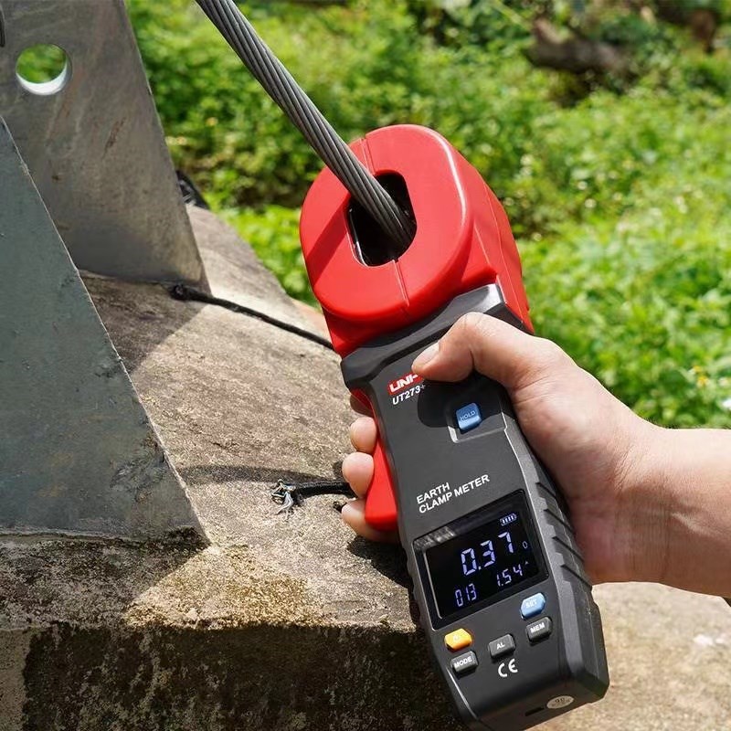优利德钳形接地电阻测试仪UT272+/UT27+/275+数字钳型防雷测试表