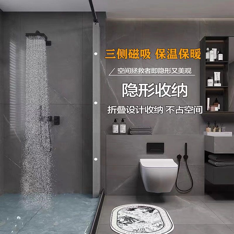 浴室防水浴帘装免打孔高档隔断帘干湿分离防水布,家庭/个人清洁工具,浴帘,淘宝优惠券,粉丝福利购,淘宝优惠卷