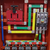 定制成L电柜基业箱低压动力柜关柜铜条配电箱塑壳铜排