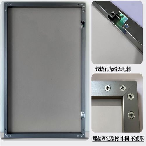 定制极简门茶灰黑色烤漆钢化玻璃铝边窄框酒柜书柜门